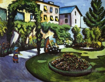 expressionisme Tableau Peinture - Expressionisme de l’image de jardin